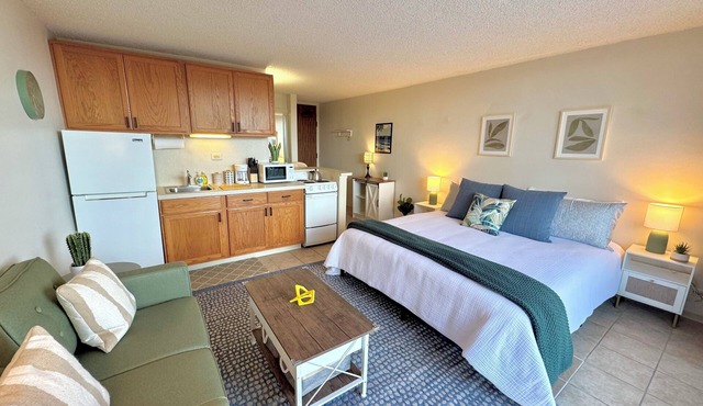 Hilo Studio Retreat with Gorgeous Park View, AC, WiFi, Pool