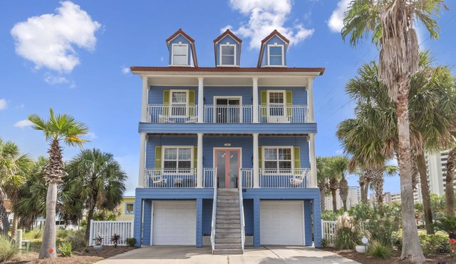 Private home across from the beach. 4 bed 3.5 bath sleeps 12