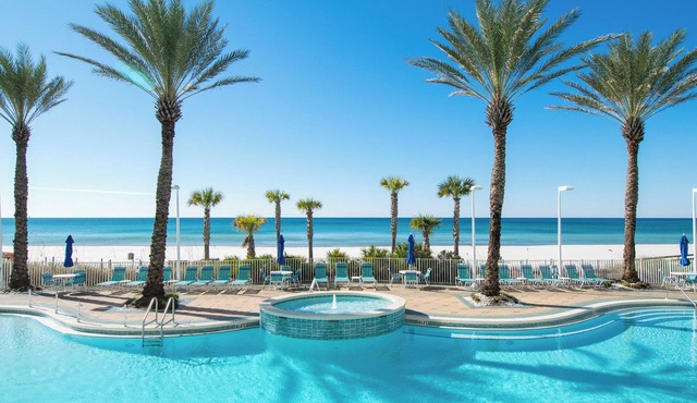 Snowbird Friendly Gulf Front Condo, Sweeping Views +Resort Amenities